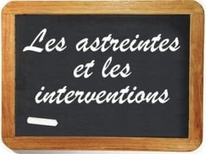 Les astreintes et interventions