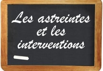 Les astreintes et les interventions
