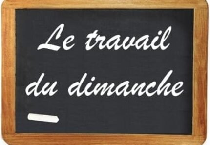 Le travail du dimanche
