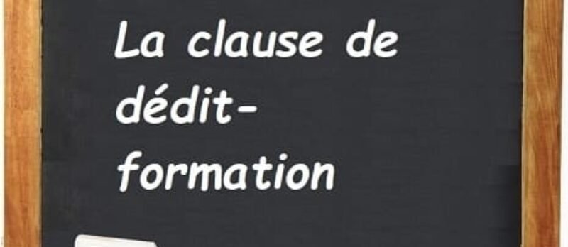 La clause de dédit-formation